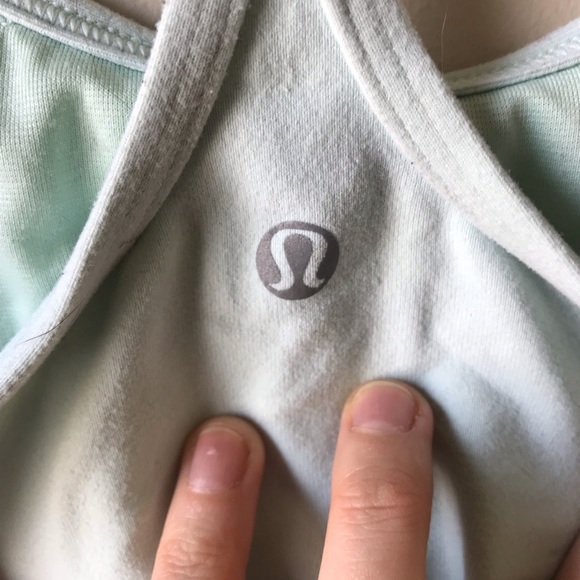Lululemon Power Y mint-green tank - Picture 3 of 3